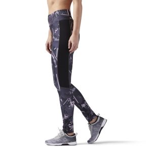 Legginsy Damskie Reebok Workout Ready Kolorowe PL 53QXLPI